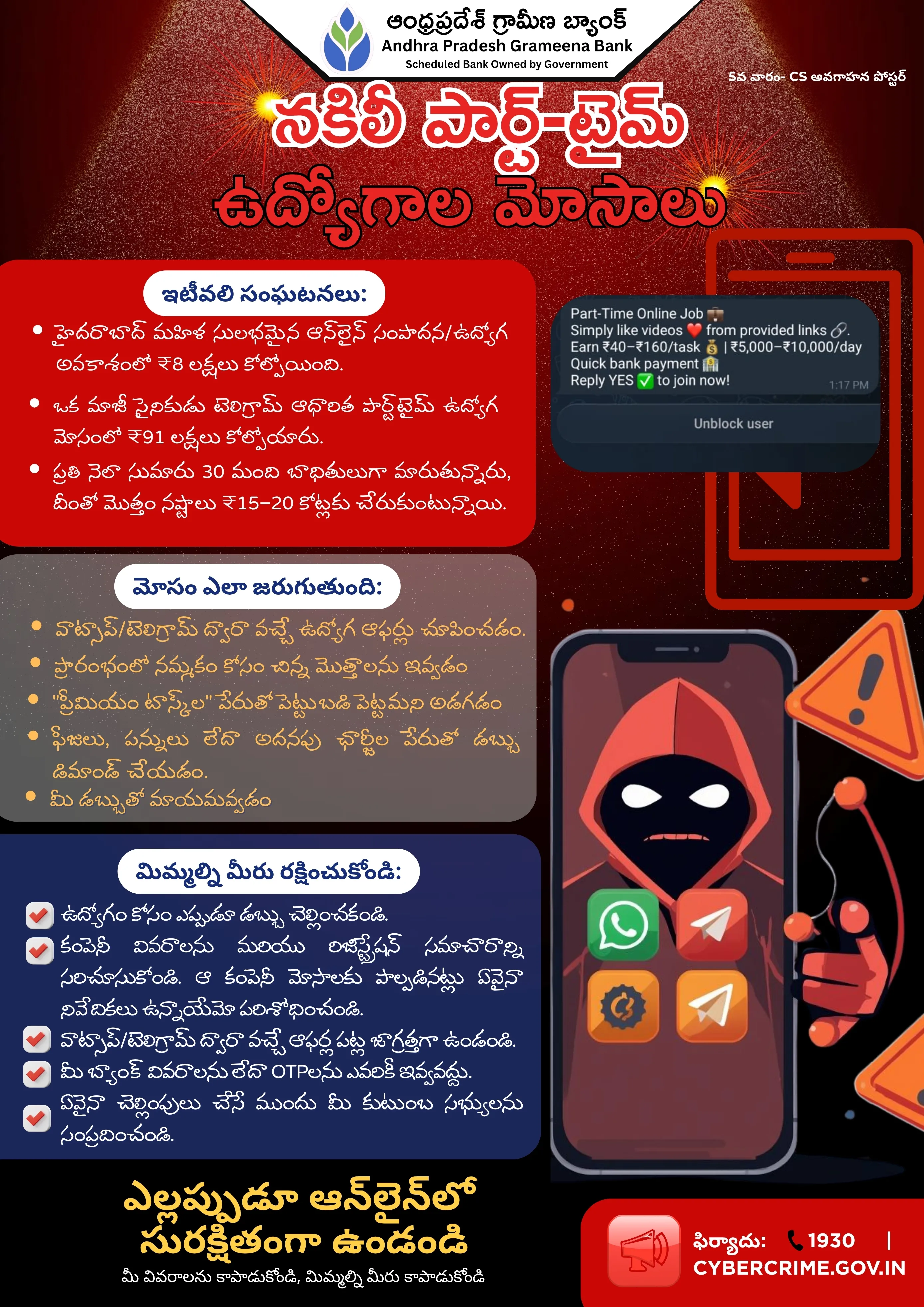 Week 5 - Part Time JobScams Telugu